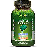 Жіросжігателя, Triple-Tea Fat Burner, Irwin Naturals, 75 гельових капсул