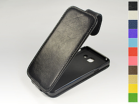 Відкидний чохол з натуральної шкіри для Samsung Galaxy A3 2016 A310