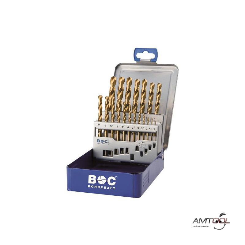 Набір свердел для металу 1-10 мм — Bohrcraft MT10, фото 1