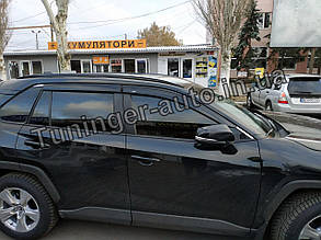 Дефлектори вікон (вітровики) Toyota Rav 4 2019-2023 (Hic)