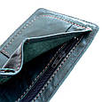Портмоне універсальне на кнопках з кишенею для монет та відділенням на блискавці "Moss" з натуральної шкіри, фото 6