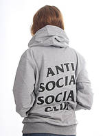 Толстовка з принтом anti social social club | худі assc лого