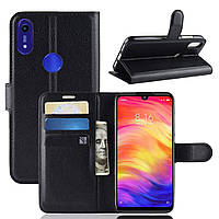 Чехол-книжка Litchie Wallet для Honor 8A / 8A Pro / Huawei Y6s Черный