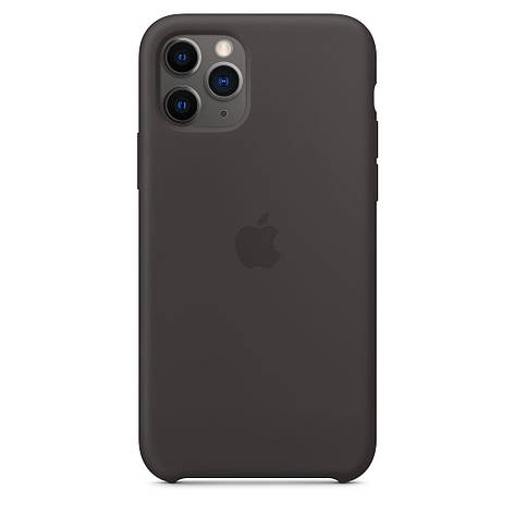 Чохол Silicone Case для iPhone 11 Pro Black, фото 1