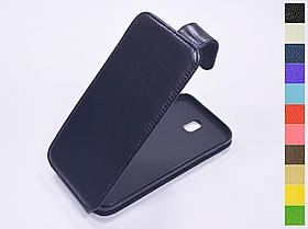 Відкидний чохол з натуральної шкіри для Samsung Galaxy J5 2017 J530