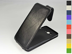 Відкидний чохол з натуральної шкіри для Samsung Galaxy J7 2016 J710h