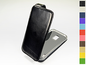 Відкидний чохол з натуральної шкіри для Samsung Galaxy S5 Active