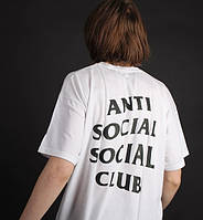 Стильна футболка з принтом anti social social club