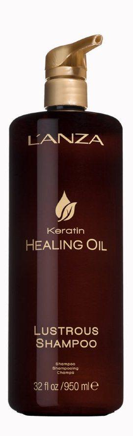 Відновлюючий шампунь L'Anza Keratin Healing Oil Lustrous Shampoo з кератиновим еліксиром pH 5,5 950 мл