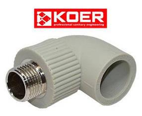Кут зовнішня різь 20х1/2" Czech Product