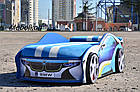 Дитяче ліжко машина BMW Space біла, фото 9