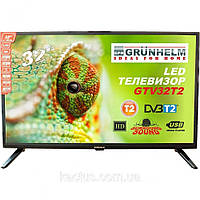 Телевизор 32 Grunhelm GTV32HD01 сT2