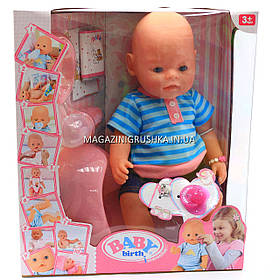Інтерактивна лялька Baby Born. Пупс аналог з одягом і аксесуарами 10 функцій бебі борн 8006-18