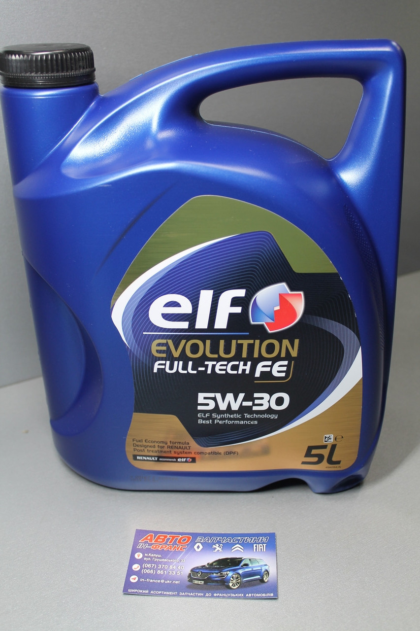 Олива моторна ELF Evolution Full-Tech FE 5W-30 5 л, фото 1