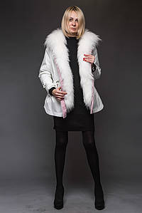 Жіноча парка з натуральним хутром