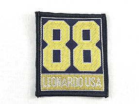 Нашивка Leonardo USA 88 розмір 58х67 мм