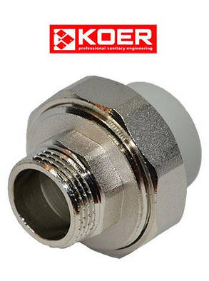 Американка зовнішня різь 20х1/2" Czech Product, фото 1