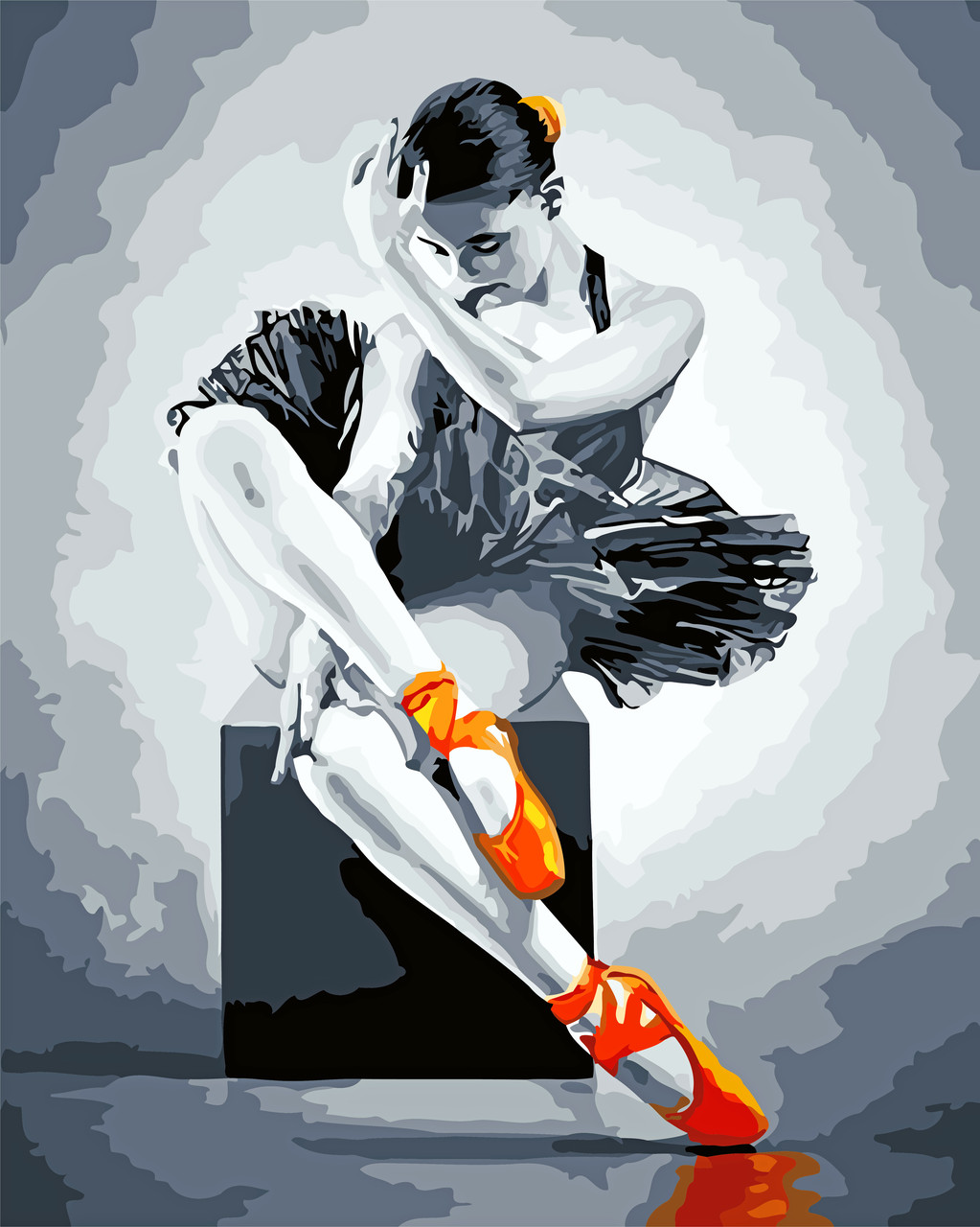 Художній творчий набір, картина за номерами Балерина, 40x50 см, «Art Story» (AS0566)