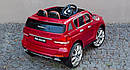 Дитячий електромобіль Джип M 2762 EBLRS-3, BMW X5 (mp4-монітор), колеса EVA, шкіряне сидіння, червоний лак, фото 4