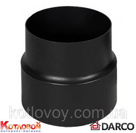 Редукція (перехід) для димоходу з чорної сталі Darco, фото 1