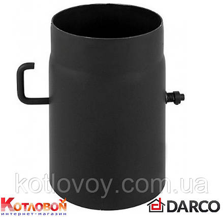 Шибер для димоходу з чорної сталі Darco, фото 1