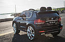 Дитячий електромобіль Джип M 2762 EBLR-2, BMW X5 (mp4-монітор), Шкіра, EVA гума, Амортизатори, чорний, фото 3