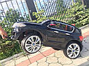Дитячий електромобіль Джип M 2762 EBLR-2, BMW X5 (mp4-монітор), Шкіра, EVA гума, Амортизатори, чорний, фото 5