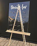 Дошка (підставка) для донатсів Donuts bar Manific Decor з прозорого акрилу та дерева 50*70 см, фото 7