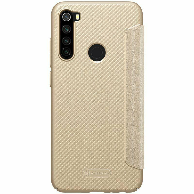 Nillkin Xiaomi Redmi Note 8 Gold NEW LEATHER CASE чохол - книжка
