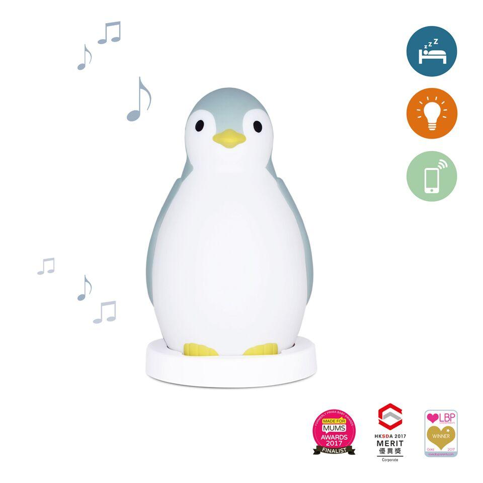ZAZU — Світильник-нічник Пінгвіненя, блакитний
