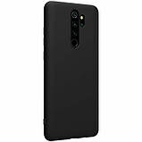 Nillkin Xiaomi Redmi Note 8 Pro Rubber-wrapped Protective Case Black Гумовий Чохол, фото 3