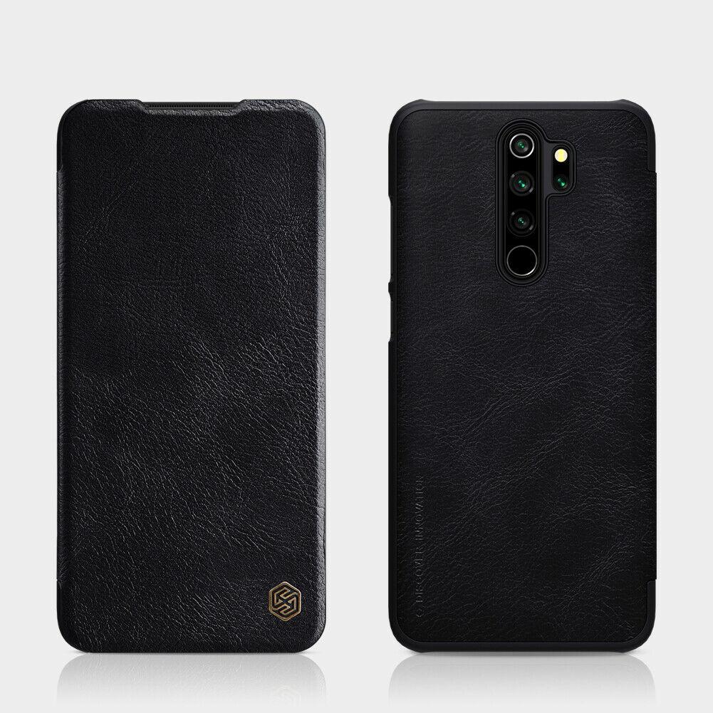 Nillkin Xiaomi Redmi Note 8 Pro Qin leather Black case Шкіряний Чохол Книжка