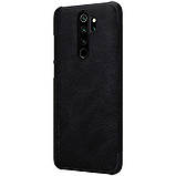 Nillkin Xiaomi Redmi Note 8 Pro Qin leather Black case Шкіряний Чохол Книжка, фото 4