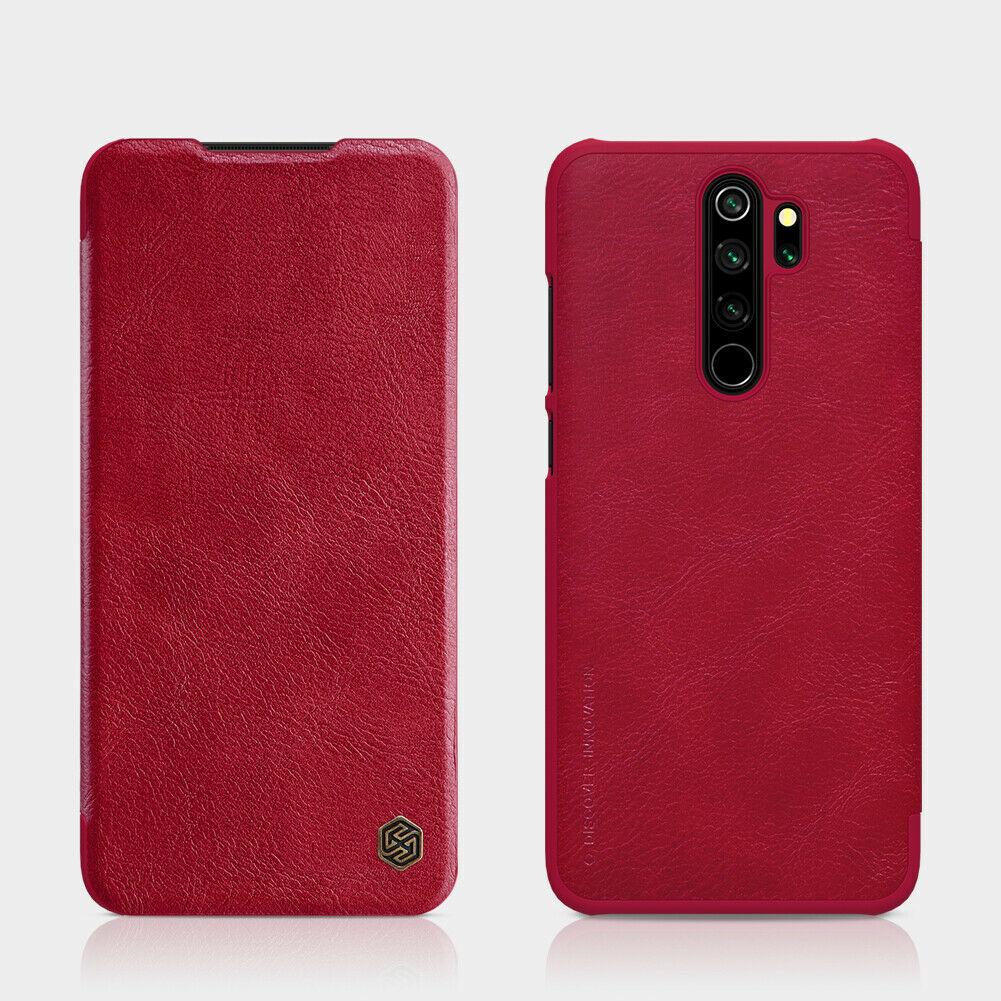 Nillkin Xiaomi Redmi Note 8 Pro Qin Red leather case Шкіряний Чохол Книжка