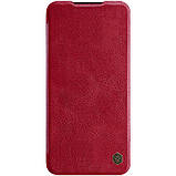 Nillkin Xiaomi Redmi Note 8 Pro Qin Red leather case Шкіряний Чохол Книжка, фото 2