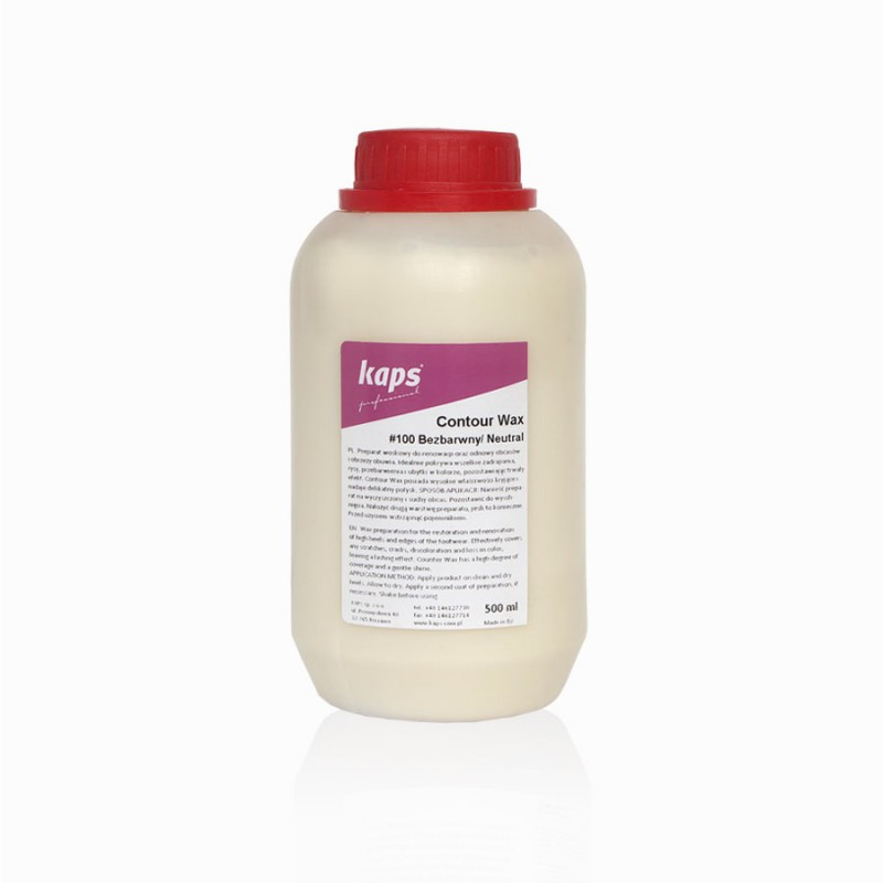 Засіб для відновлення підборів і країв взуття Kaps Contour Wax 500 ml, фото 1