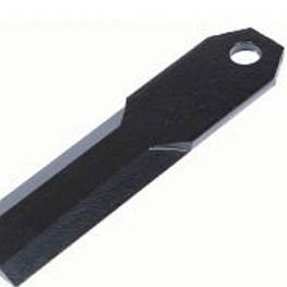Ніж подрібнювача жжниварки КМС (Об'ємний гарт) КМС 19010 L-256mm,B-60mm,S-8mm,d-20,5 нож жатки