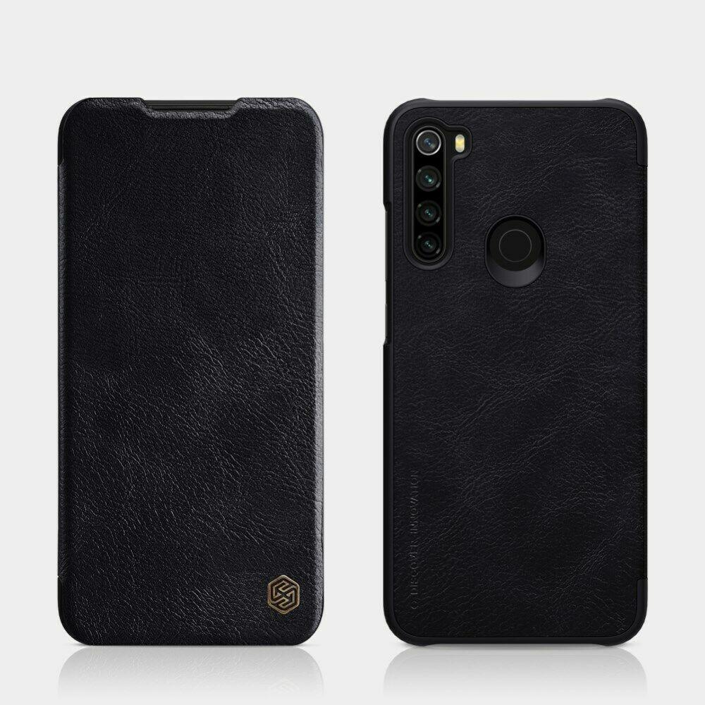 Nillkin Xiaomi Redmi Note 8 Qin leather Black case Шкіряний Чохол Книжка