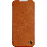 Nillkin Xiaomi Redmi Note 8 Qin leather Brown case Шкіряний Чохол Книжка, фото 2
