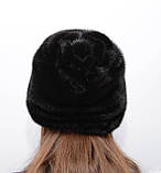 Норкова цілісна шапка жіноча "Цукерка", фото 3