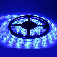 Світлодіодна стрічка з вологозахистом LED 3528 Blue, дюралайт в силіконі 5м, фото 1