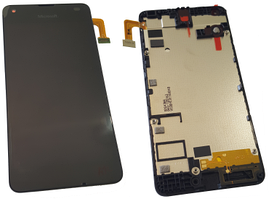 Microsoft Lumia 550 Передня панель з дисплеєм і сенсорним екраном, original (PN:00814D6)