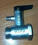 Клапан для водонагревателя 1/2" с ручкой