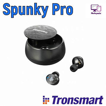 Бездротові навушники Tronsmart Spunky Pro, бездротова зарядка, стильний дизайн, супербас