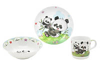 Набір для дітей Limited Edition Panda 3 предмети порцеляна (C555)