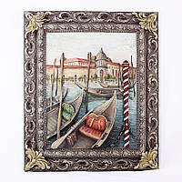 Картина панно Венеция. Причал КР 907 цветная