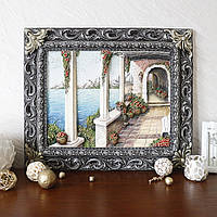 Картина панно Итальянский дворик КР 908 цветная