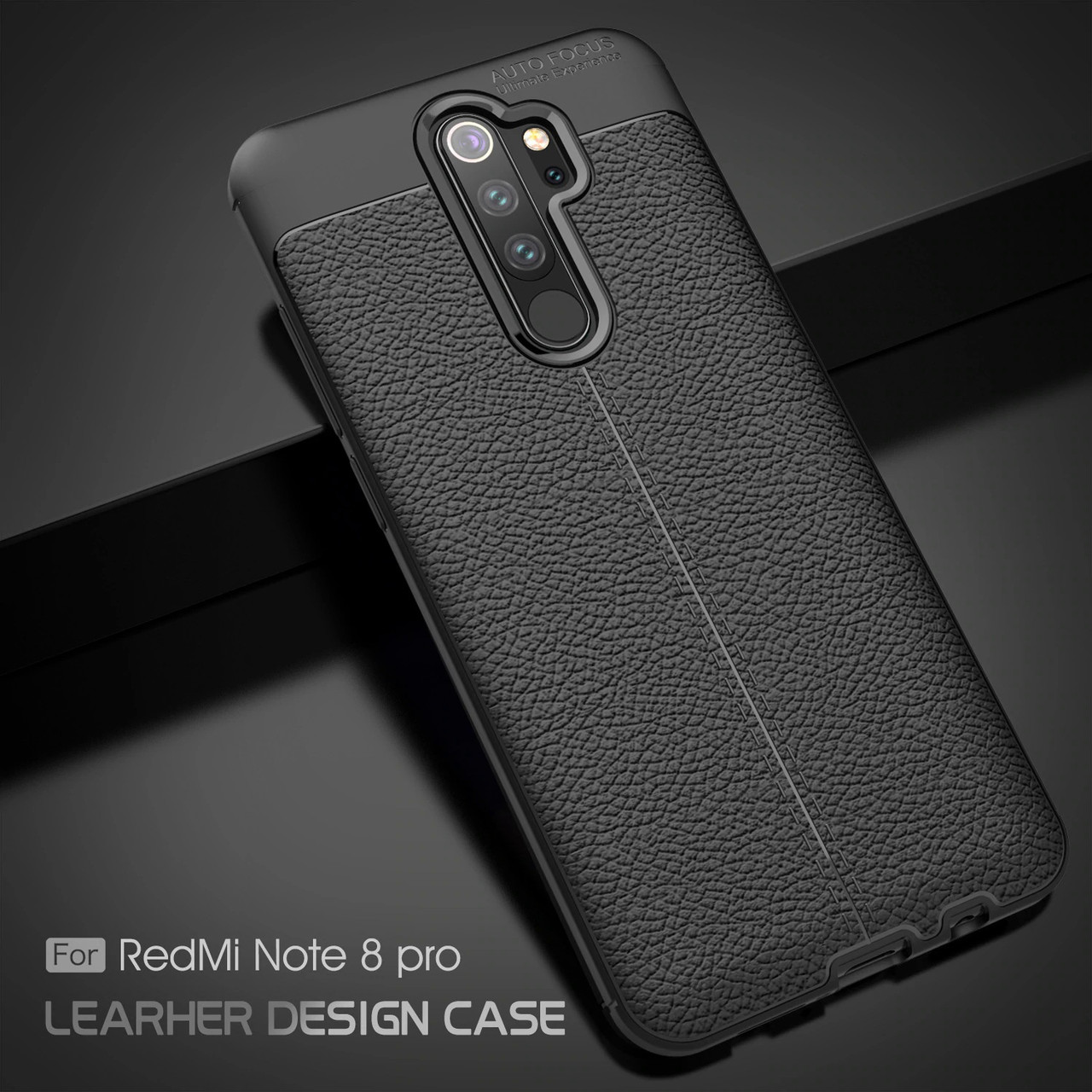 Чохол бампер Leather для Xiaomi Redmi Note 8 Pro