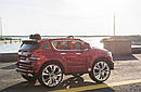 Дитячий електромобіль Джип M 2762 EBLRS-3, BMW X5 (mp4-монітор), колеса EVA, шкіряне сидіння, червоний лак, фото 7