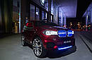 Дитячий електромобіль Джип M 2762 EBLRS-3, BMW X5 (mp4-монітор), колеса EVA, шкіряне сидіння, червоний лак, фото 5